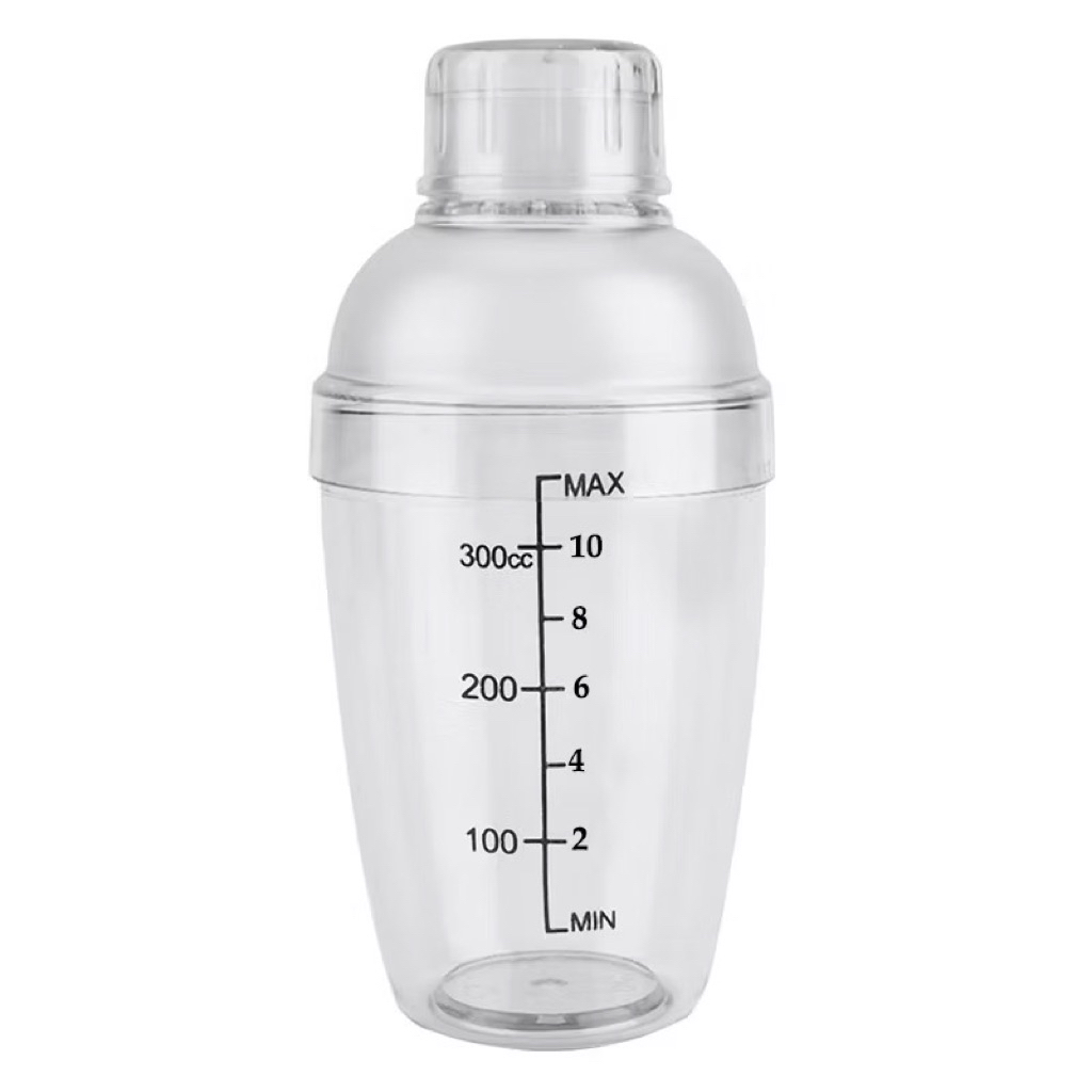 SALLE - GIẢM GIÁ 40% Bình lắc Shaker pha chế nhựa chia vạch đen 350ml - 530ml - 700ml