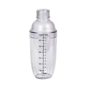 SALLE - GIẢM GIÁ 40% Bình lắc Shaker pha chế nhựa chia vạch đen 350ml - 530ml - 700ml