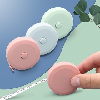 AMZO_CUỘN THƯỚC DÂY MINI MÀU PASTEL DỄ THƯƠNG TỰ RÚT TIỆN LỢI 150CM