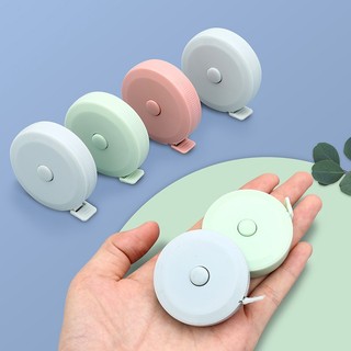 AMZO_CUỘN THƯỚC DÂY MINI MÀU PASTEL DỄ THƯƠNG TỰ RÚT TIỆN LỢI 150CM