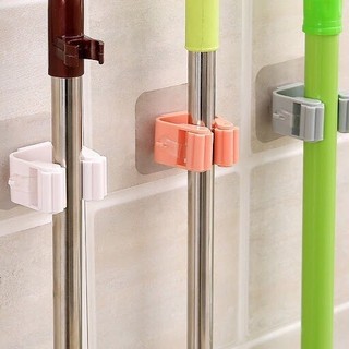 Combo 3 Móc dán tường treo cây chổi lau nhà - đa năng, tiện dụng