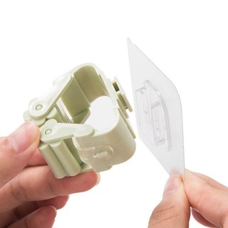 Combo 3 Móc dán tường treo cây chổi lau nhà - đa năng, tiện dụng