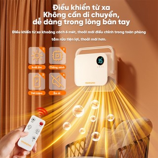 Quạt sưởi gốm YAMAZAKi VJC 2000W an toàn, thông minh, dùng tiện lợi 4 mùa với 3 chế độ nóng lạnh