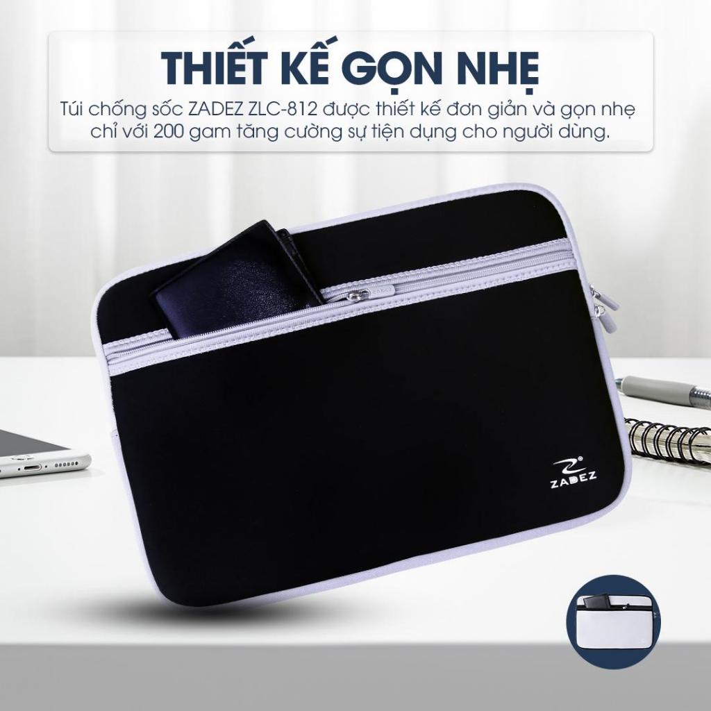 Túi Chống Sốc Laptop ZADEZ ZLC-812 Series – Đa Dạng Kích Thước 13.3/14/15.6 Inches Chống Trầy Xước