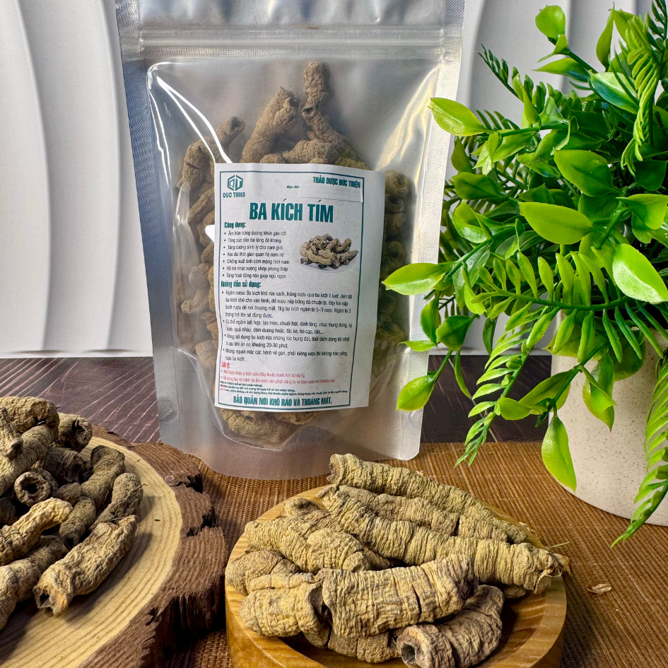 Ba Kích Tím Loại 1 Đức Thiện (Khô, Sạch, Thơm) - Tăng Cường Sức Khỏe Sinh Lý, Giảm Đau Xương Khớp