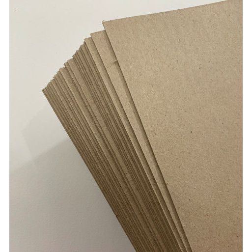 Combo 5-10-15 tờ bìa Carton lạnh bìa cứng 3 lớp dày 2mm làm mô hình, bìa sổ, giấy kraf, tấm lót...