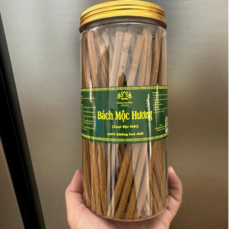 Thanh Trầm Thảo Mộc Bách Thơm ngọt dịu Tự Nhiên xông nhà đuổi muỗi giảm ẩm mốc cháy 90 phút ít khói