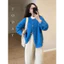 -Áo Khoác Len Lông LOẠI 1 Mềm Mịn Màu Xanh Blue, Cúc Đồng Vintage – Form Rộng Thoải Mái, Size S-2XL