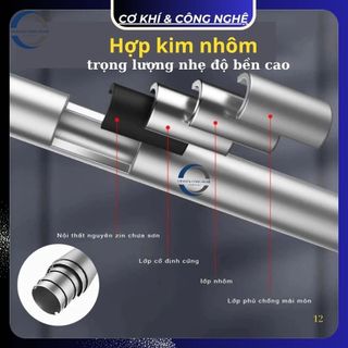 Kéo Cắt Cành trên cao ( Nội Địa Trung ) Chiều Dài 1.5M và 2m, Lưỡi Thép SK5, Thân Hợp Kim Nhôm Siêu nhẹ, siêu Cứng.