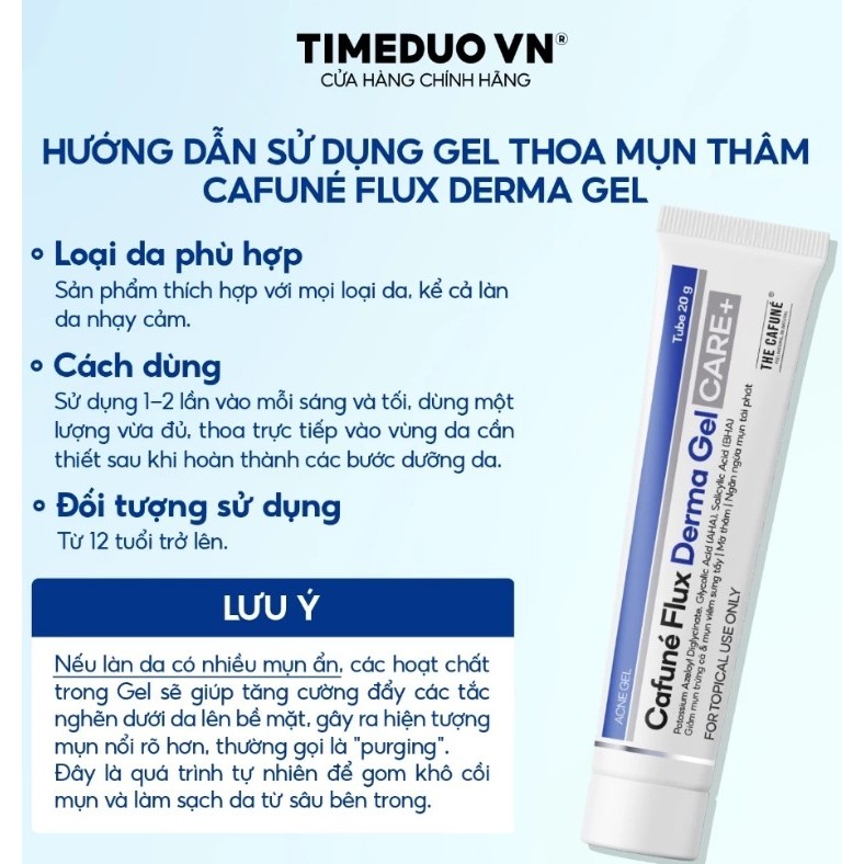 Gel Giảm Mụn Và Thâm Cafuné Essence 15gram mẫu mới!!!