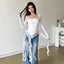 Áo body nữ tua rua co giãn tôn dáng đi quẩy, concert. Size S-XL