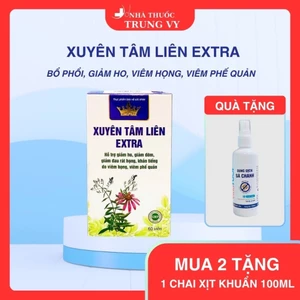 Viên Uống Giảm Viêm Họng, Viêm Phế Quản Xuyên Tâm Liên Kingphar 60 Viên