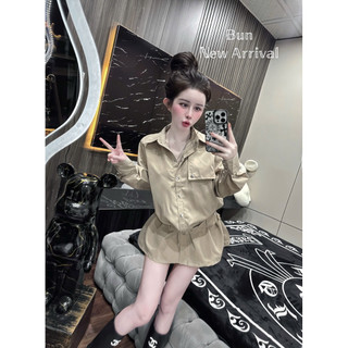 Áo sơ mi kèm đai cúc bấm sang sịn 💯💝đi CHƠI, đi LÀM ,đi du lịch sang chảnh, xinh XINH đẹp