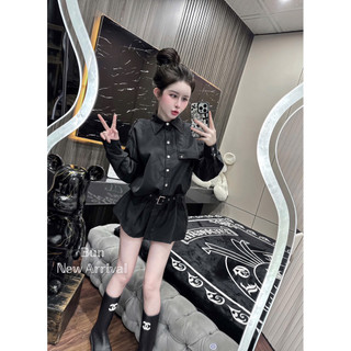 Áo sơ mi kèm đai cúc bấm sang sịn 💯💝đi CHƠI, đi LÀM ,đi du lịch sang chảnh, xinh XINH đẹp