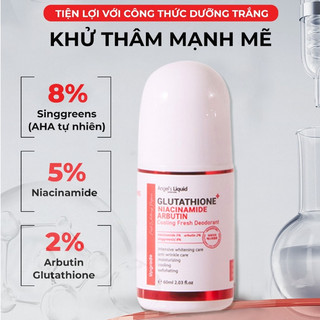 Lăn Vùng Dưới Cánh Tay Angel's Liquid Mờ Thâm, Dưỡng Sáng Mát Lạnh Cooling Fresh Deodorant (60ml)
