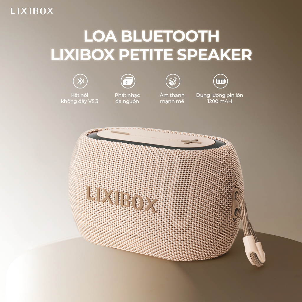 [Gift] Loa Bluetooth Lixibox Petite Speaker