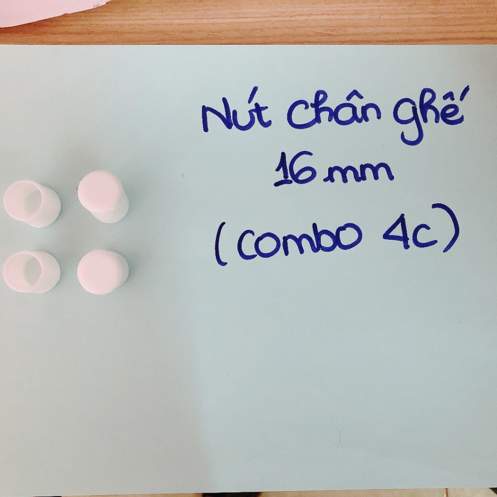 Nút bọc chân ghế nhựa chống trượt , 4 NÚT CHÂN GHẾ, không làm trầy xước sàn