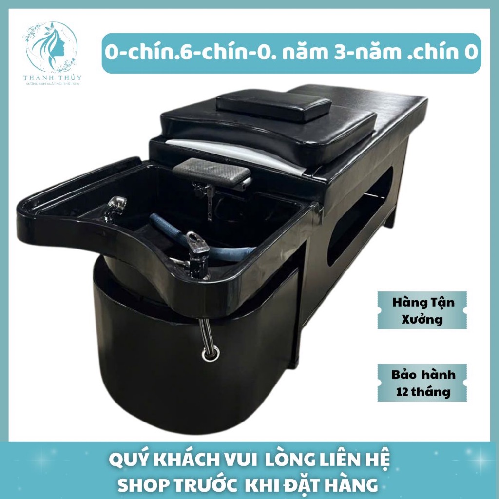 Giường gội đầu 2in1, Giường gội dưỡng sinh - Giường gia công theo yêu cầu giá tại xưởng