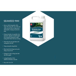 SEAWEED 9in1 – Phân Bón Rong Biển Cao Cấp 100% Nhập Khẩu |Bật Đọt – Hồi Phục Nhanh – Tăng Đậu Trái