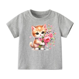 👕 Áo Thun Bé Gái mềm mịn thoáng mát in hình dễ thương 👕 AT173