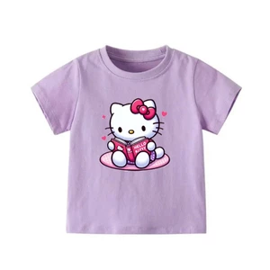 👕 Áo Thun Bé Gái mềm mịn thoáng mát in hình dễ thương 👕 AT175