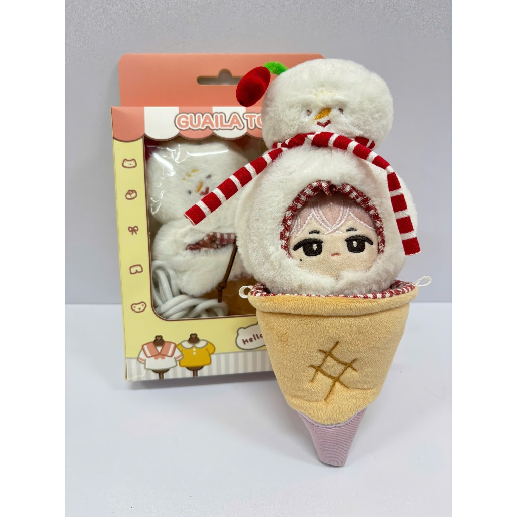 Outfit doll 10cm, quần áo búp bê 10cm, đồ cho búp bê, gấu bông búp bê GUAILA TOYs giáng sinh phụ kiện decor, quà tặng
