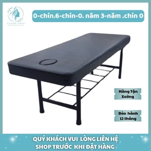 Giường spa, Giường massage body 2in1 - Khung gỗ keo chắc chắn, giường gia công đa dạng mẫu mã