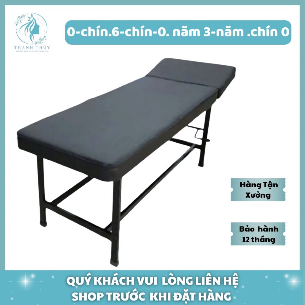 Giường spa, Giường nối mi spa, Giường nối mi gấp gọn - Nhỏ gọn, chắc chắn, chuyên dùng thẩm mỹ, spa| Ngọc Thanh