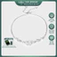 Lắc tay bạc nữ TLEE cỏ bốn lá đá trắng lấp lánh dây rút bạc 925 cao cấp TLEE JEWELRY LT0112