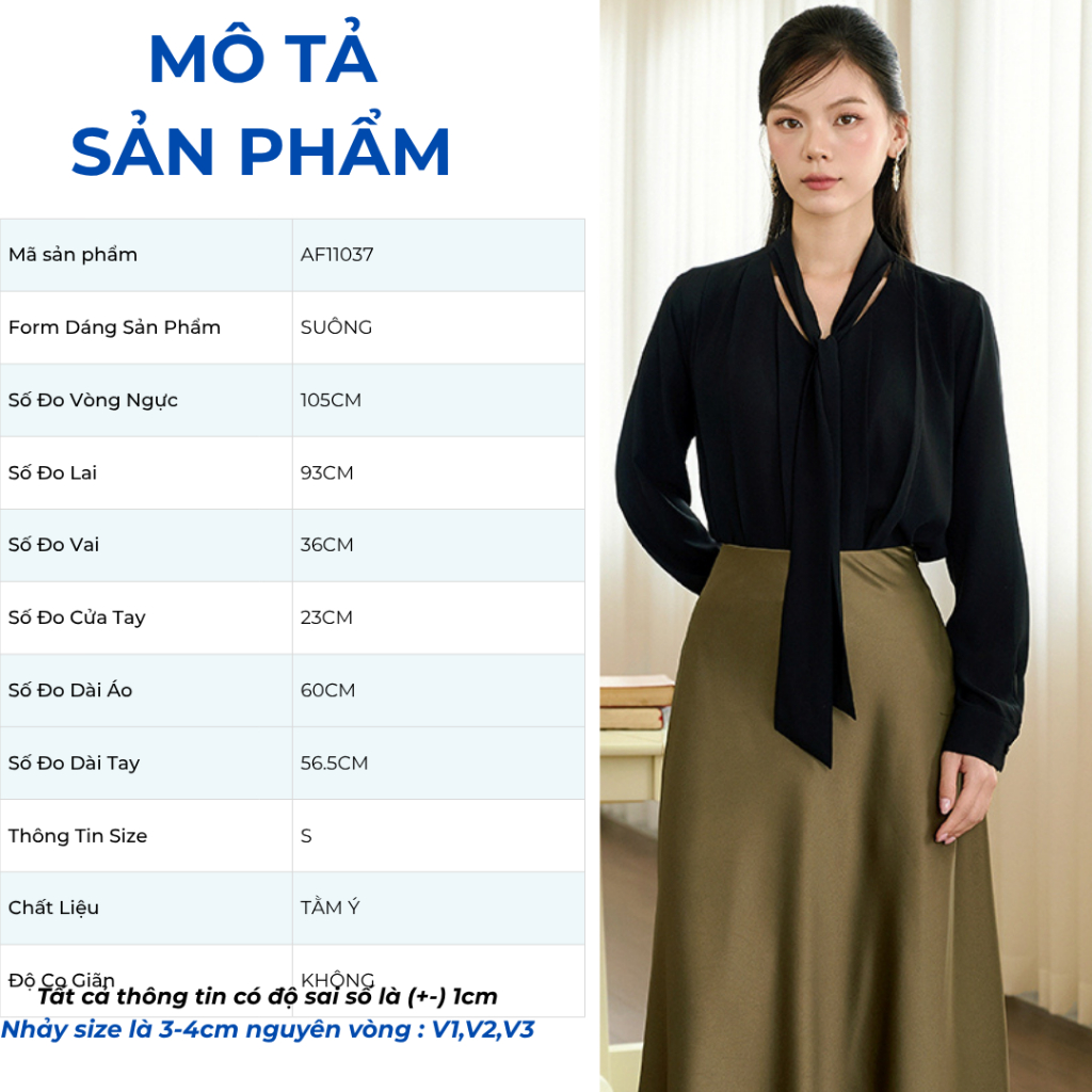 Áo Sơ Mi Nữ GUMAC Form Suông Thoải Mái Kiểu Xếp Ly Vai Tinh Tế Tôn Dáng  AF11037