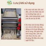 máy cán bột 20/24cm, máy cán bột bánh bao, mì sợi, pizza, mực khô tự động, lõi đồng, vỏ inox không gỉ, dễ dàng sử dụng — ảnh 8