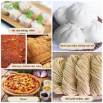 máy cán bột 20/24cm, máy cán bột bánh bao, mì sợi, pizza, mực khô tự động, lõi đồng, vỏ inox không gỉ, dễ dàng sử dụng — ảnh 3
