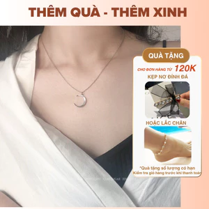 Dây Chuyền Dây Mảnh Hình Mặt Trăng Khuyết Thanh Lịch Cho Nữ N125