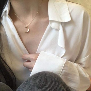[🔥XƯỞNG SALE 7K 🔥] Dây Chuyền Dây Mảnh Hình Mặt Trăng Khuyết Thanh Lịch Cho Nữ N125