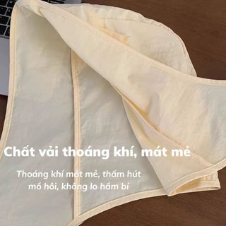 Nón che đầu buộc dây chống nắng họa tiết tai tiểu yêu tính đáng yêu phong cách Nhật HOMEBRA N969