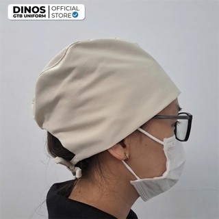 Mũ Nón Bếp Dinos Vải Kaki Chuẩn Form Cho Đầu Bếp - Nhiều Màu Lựa Chọn