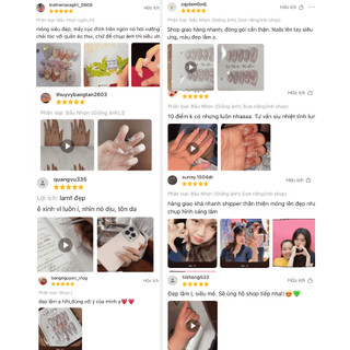 (Tặng hộp,keo) Nail Box Thiết Kế Móng Úp, Mong Giả Thạch Nude Fench Chấm Bi Nơ Đỏ Sang Xinh M11