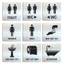 Biển báo, biển chỉ dẫn khu vực toilet nhôm xước in UV SAN.WOOD 10CM decor quán