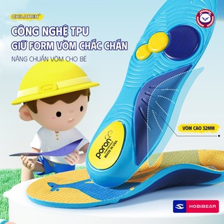 Lót nâng vòm dành cho bé chân chẹt HOBIBEAR có độ nâng vòm 3.2cm hỗ trợ bàn chân bẹt cho bé