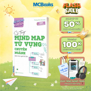 Sách - All In One Korean Sổ Tay Mind Map Từ Vựng Tiếng Hàn Chuyên Ngành Dành Cho Người Đi Làm