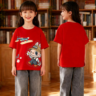 ÁO T Shirt đỏ Cho Bé GáI In HọA TiếT HoạT HìNh ChấT LiệU Cotton ThoáNg áO PhôNg