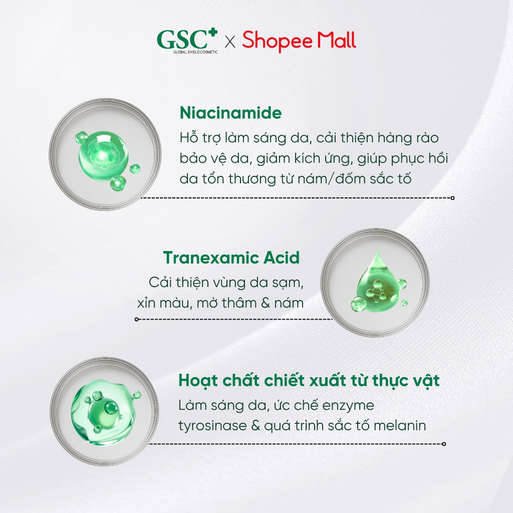 Serum Trắng Da, Mờ Nám, Thâm Mụn Hàn Quốc GSC Giga White 15ml - Serum Làm Trắng Da, Mờ Thâm Mụn, Giảm Nám - GC083A