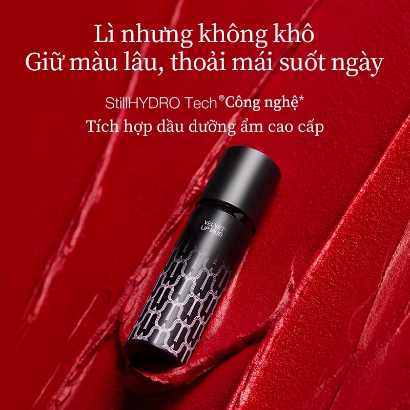 [Phiên bản đặc biệt] Son lì dạng bùn nhung lì không lem không dính cốc lâu trôi Mulanshi 3g