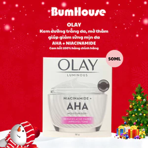 Kem Dưỡng Ẩm, Sáng Da, Mờ Thâm Olay Luminous Niacinamide + Aha 50g