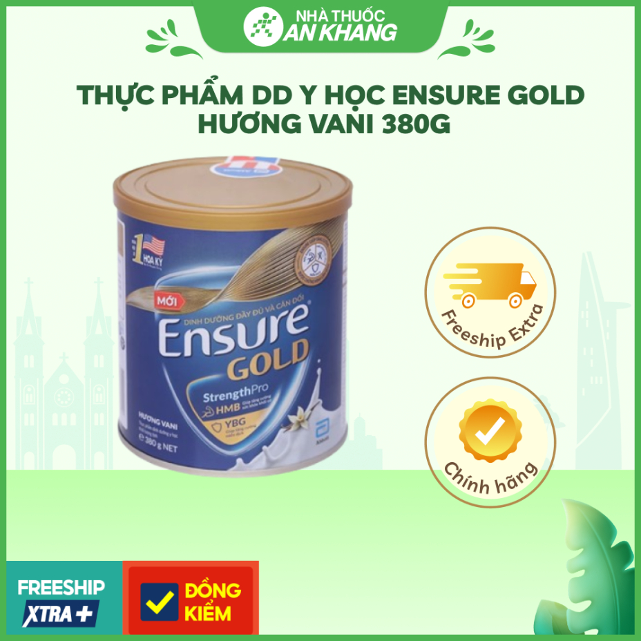 THỰC PHẨM DD Y HỌC ENSURE GOLD HƯƠNG VANI 380G