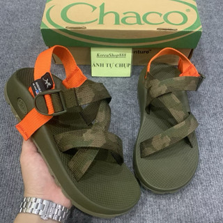 Dép Xăng Đan Nam Chaco Quai Dù Họa Tiết Rằn Ri Mã D101