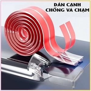 Cuộn Dây Silicon Chống Va Đập - Keo Dán Silicon Bịt Che Góc Nhọn, Dán Thành Giường, Bảo Vệ An Toàn Cho Bé