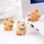 Set 3 chó shiba cute decor đỉnh, chân màn hình máy tính, xe hơi, trang trí taplo ô tô, tiểu cảnh
