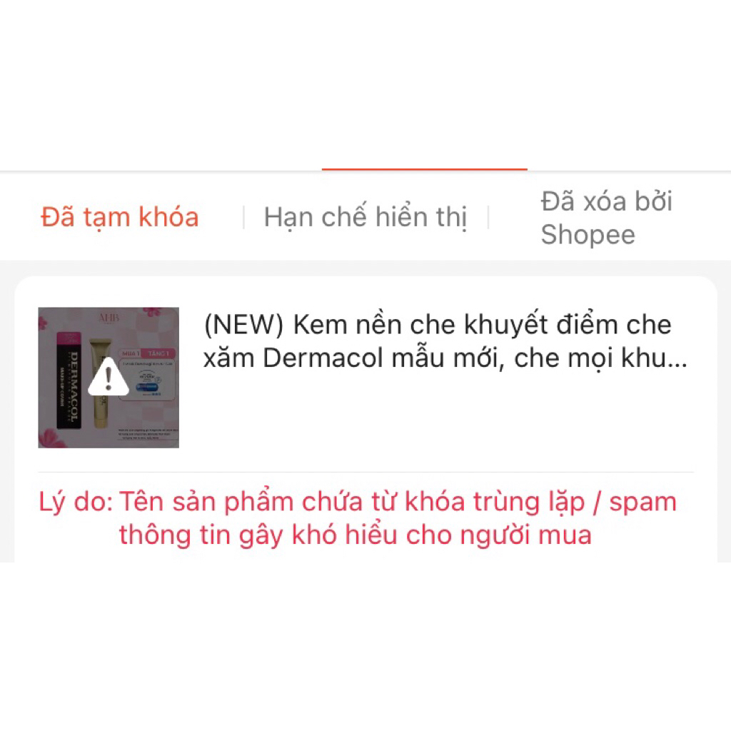 (Mua 1 tặng 1) Kem nền che xăm, che khuyết điểm Dermacol tester