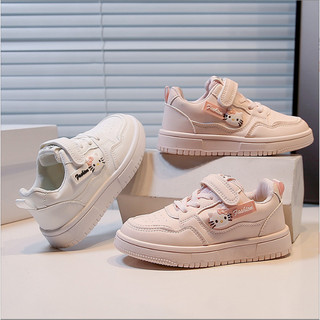 TĂNG 1 SZ Giày Thể Thao Mèo Hello Kitty Quai Dán Màu Hồng Pastel Cho Bé Gái Từ 4 Tuổi K155